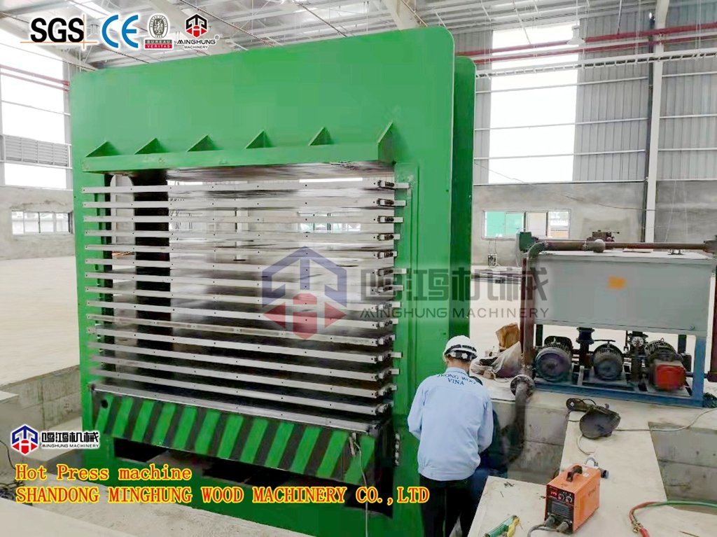 800t 10layers Plywood Hot Pressing Machine