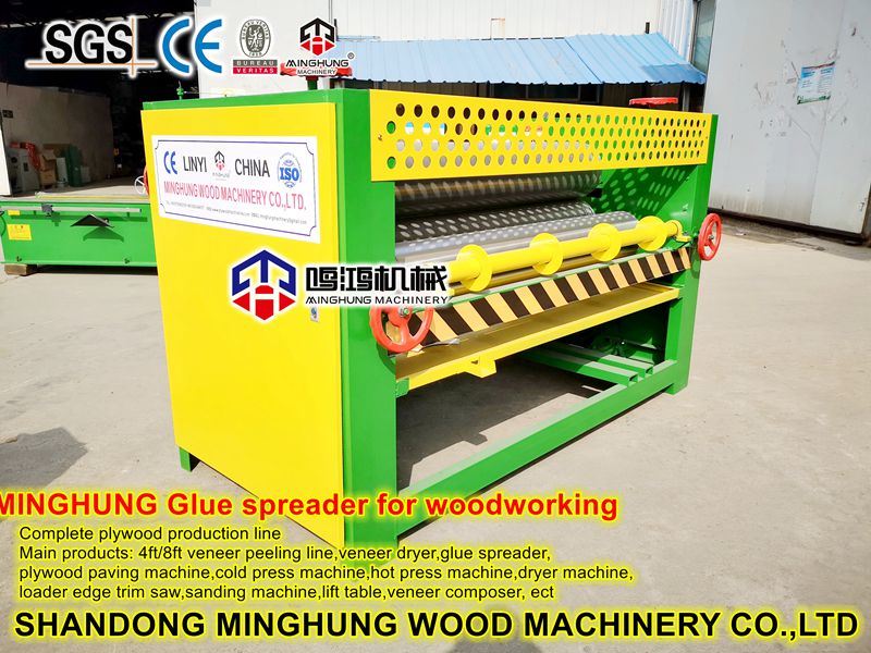 Woodworking Plywood Making Machine Glue Spreader Machine