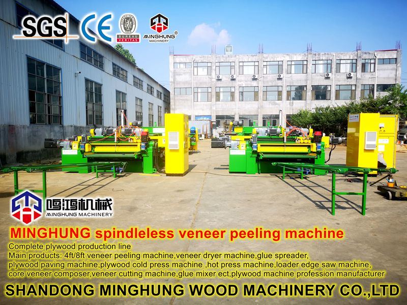 8feet Veneer Machine for Shredding Bark