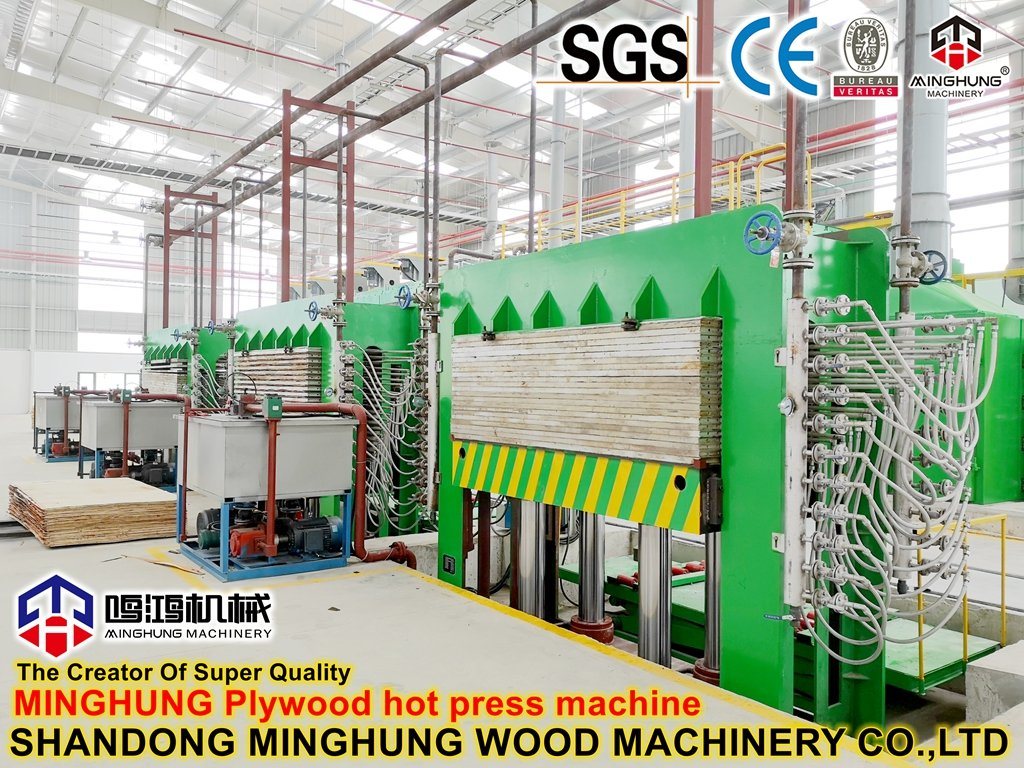 Oil Heating Plywood Press Machine Lamination Machine