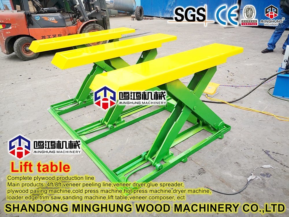 Lift Table for Plywood Press Machine