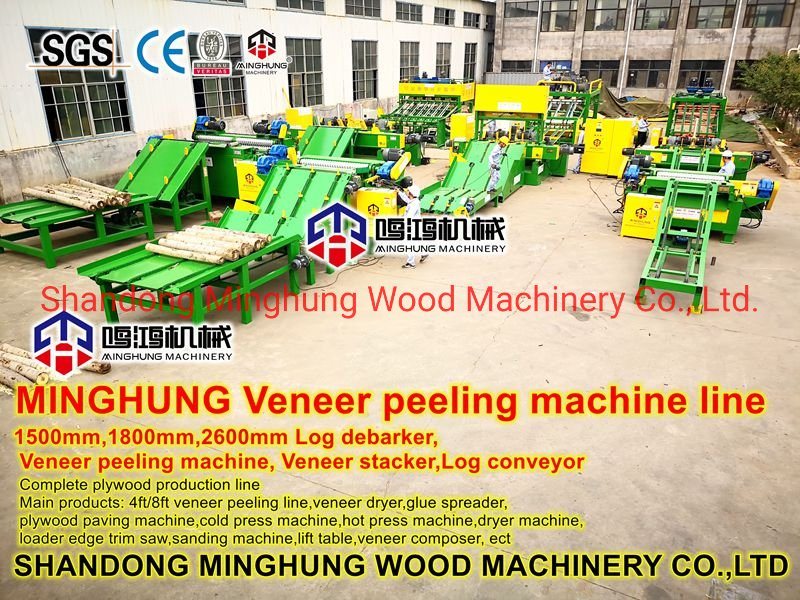 4feet Rotary Wood Log Debarking Machine with Chipper Shredder