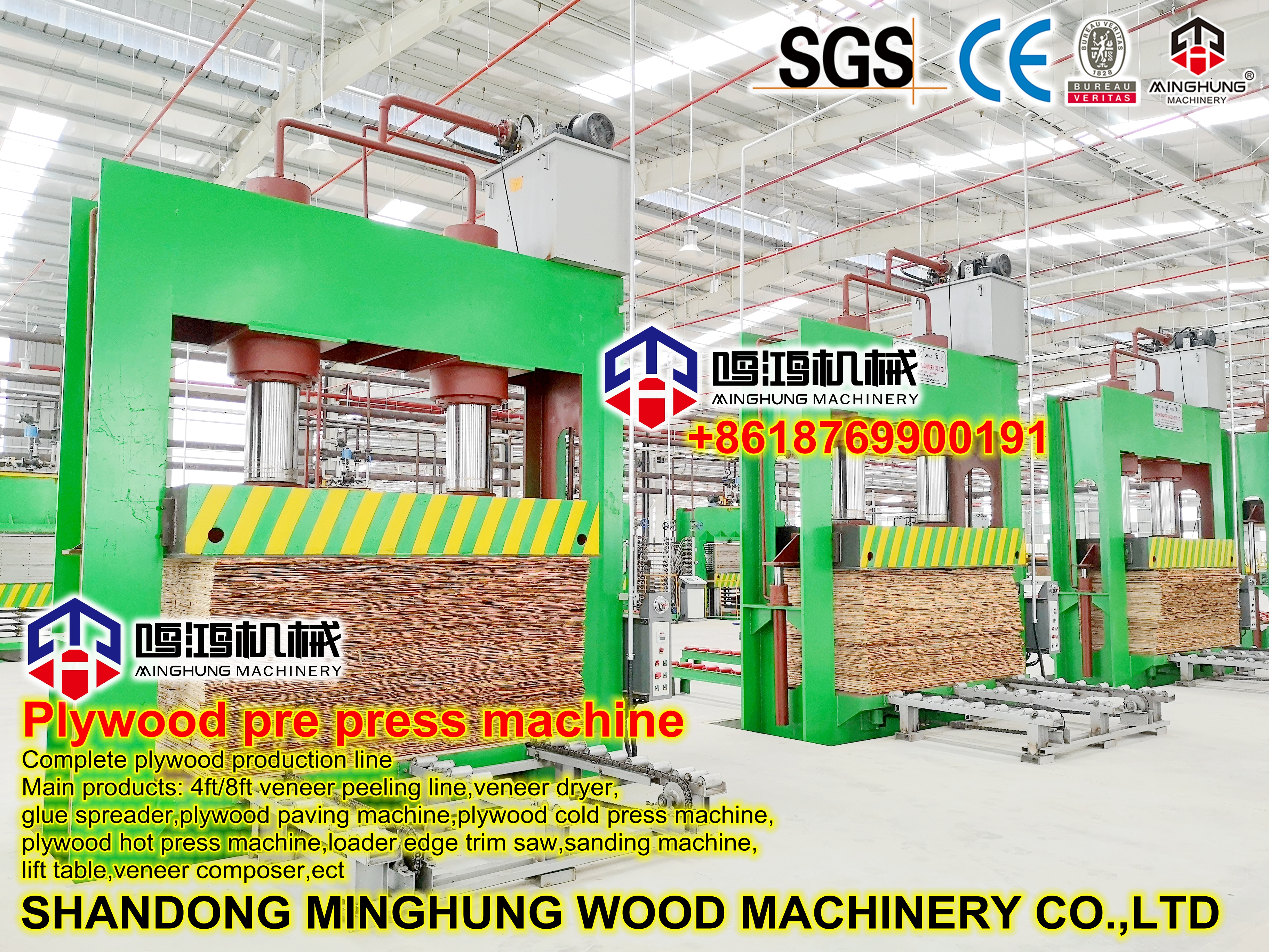 MINGHUNG PLYWOOD COLD PRESS MACHINE