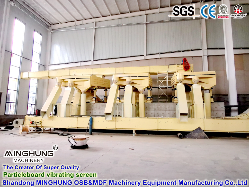 Particleboard vibrating screen for PB making