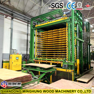 China MINGHUNG Plywood Hot Press with Auto Loader & Unloader