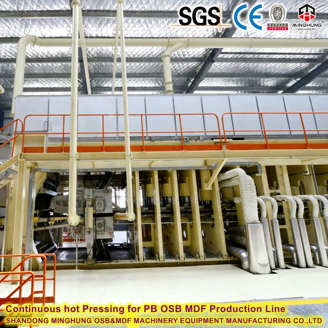 Energy-Saving Particleboard Continuous Flat Press Line 35% Energy Reduction 