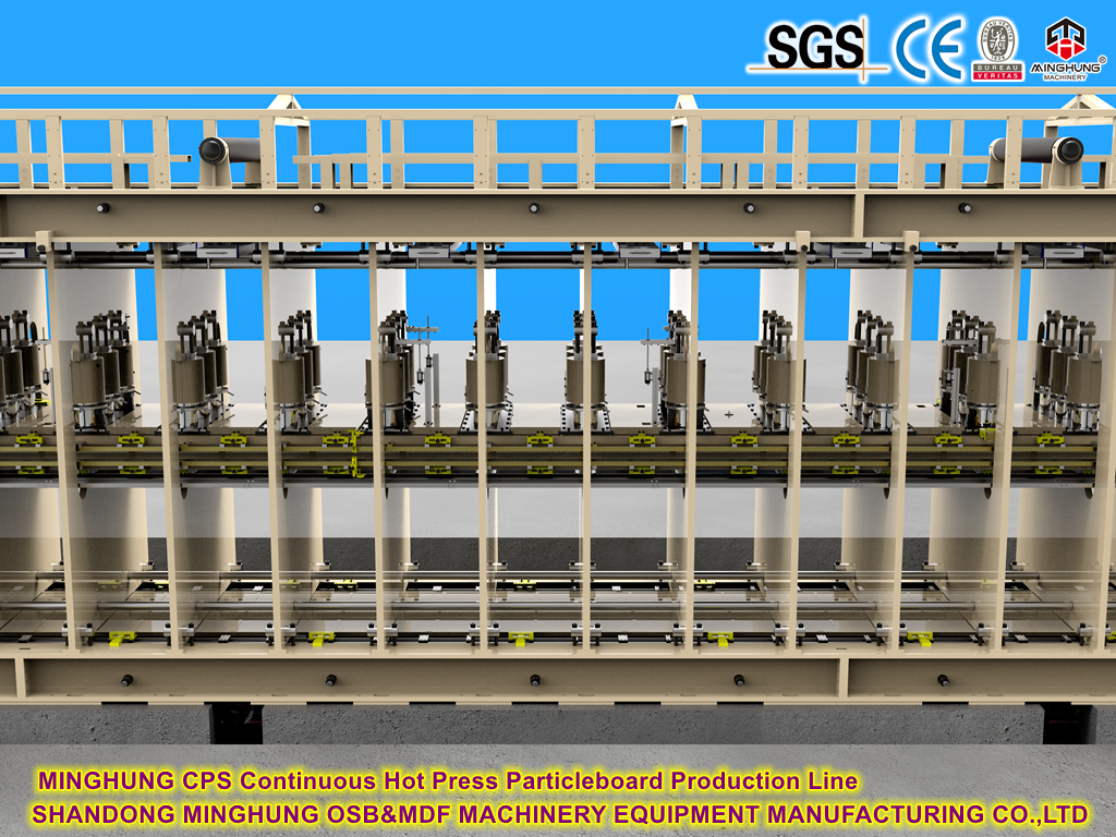 CPS Continuous Hot Pressing Particleboard Production Line
