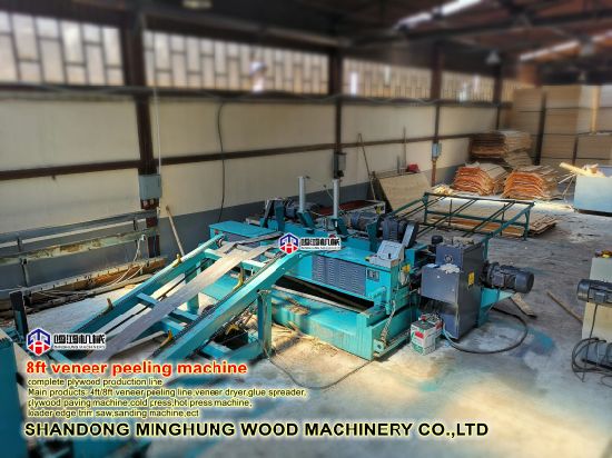 Plywood Board Manufacturing Process Tree peeling machine