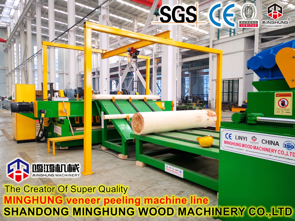 Beech Bucks Peeling Machine for Forest Products Industry