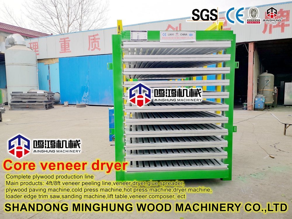 Core Veneer Dryer Machine for Plywood Sheet Manufacturing Machine