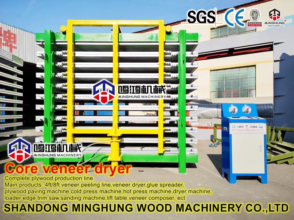 Press Veneer Dryer Machine for Plywood Production