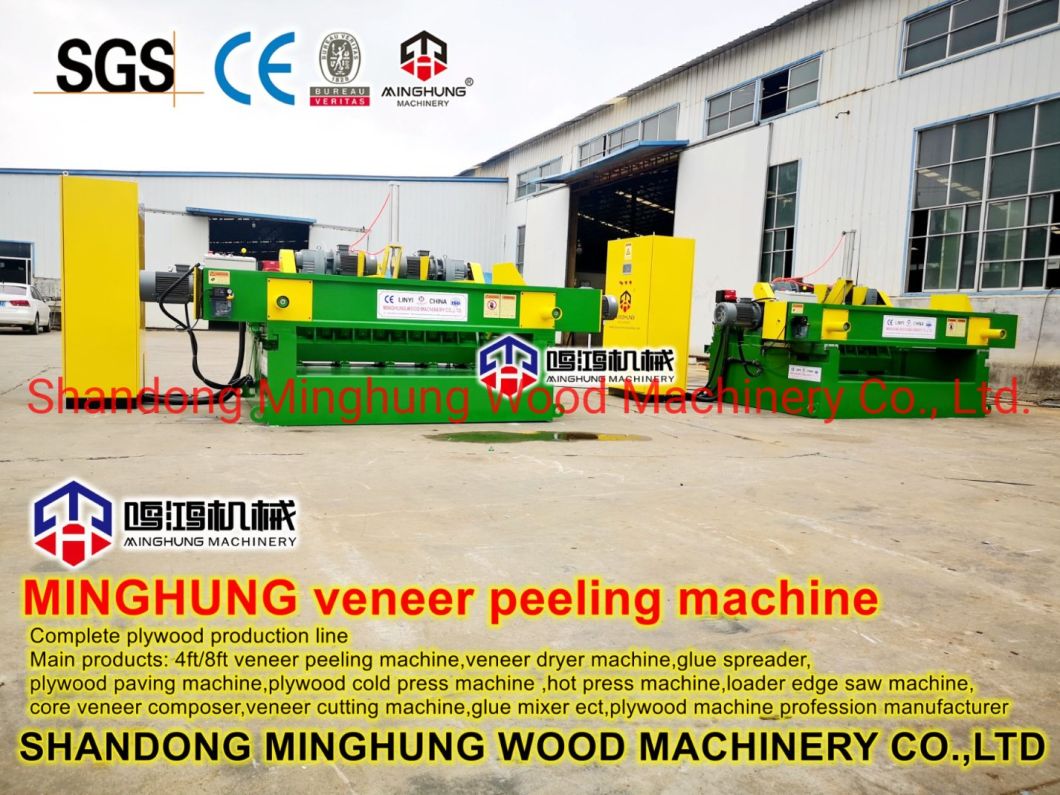 Spindleless Rotary Log Debarking Rounding Peeling Machine for Veneer Mill