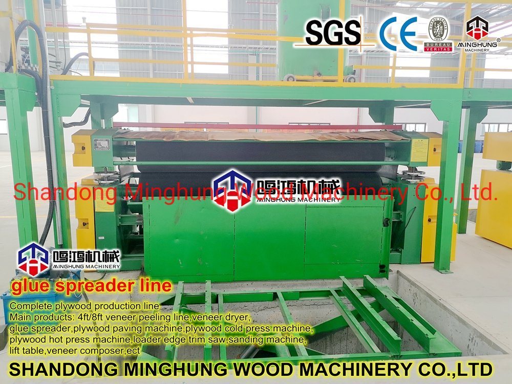 Wood Veneer Roller Glue Spreader for Woodworking Plywood Making