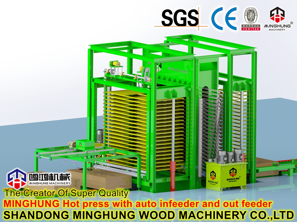 30 Layers Plywood Hot Press Machine with Automatic Loading And Unloading System