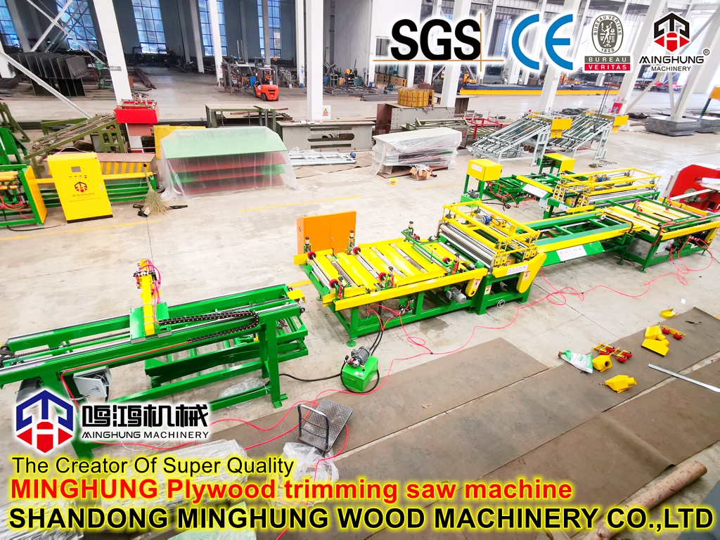 Roller type Wood Edge Cutting Saw for Plywood Production