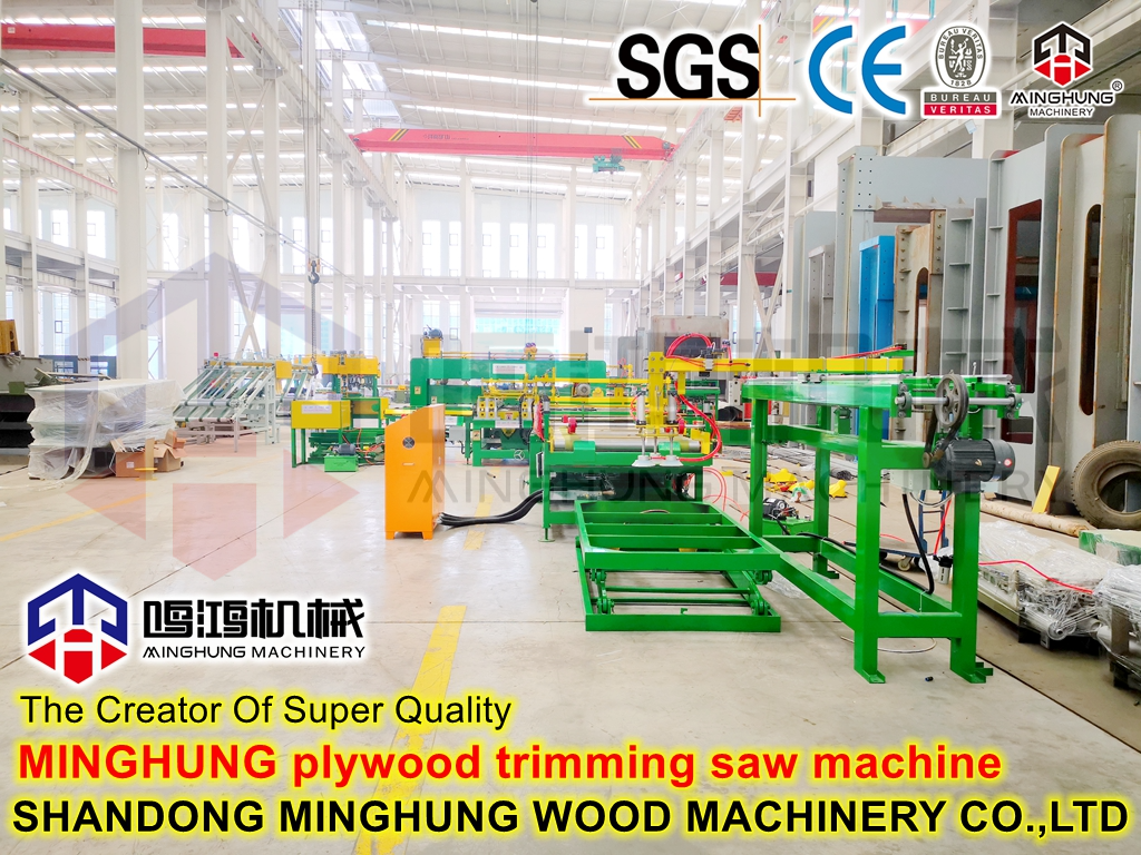 automatic plywood cutting line