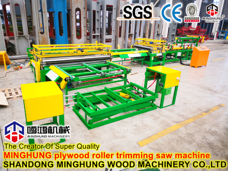 OSB MDF Plywood Edge Trimming Saw Machine Wood Bsed Panel Sizing ...