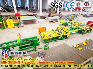 OSB MDF chipboard plywood Cutting Machine Plywood Edge Cutting Woodwork Wood Machine 4*8FT Full Automatic Edge Trimming Machine