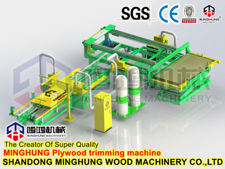 Plywood Speed Edge Cutting Machine for Final Plywood Size