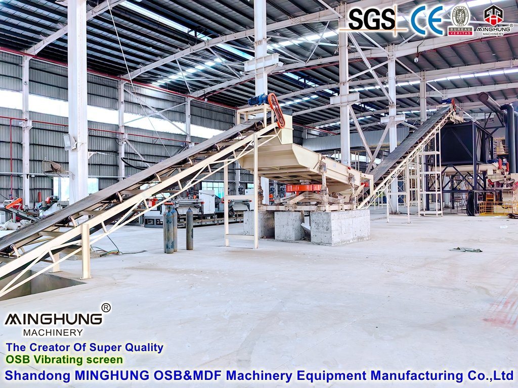 vibrating screen for OSB production