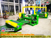 rotary cutting machine for plywood