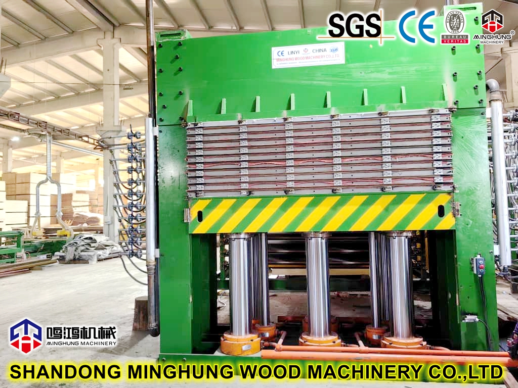 laminating hot press machine for film faced