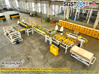 Automatic Edge Trimming Cutting Saw: for Wood Based Panel Particle Board MDF OSB Chipboard