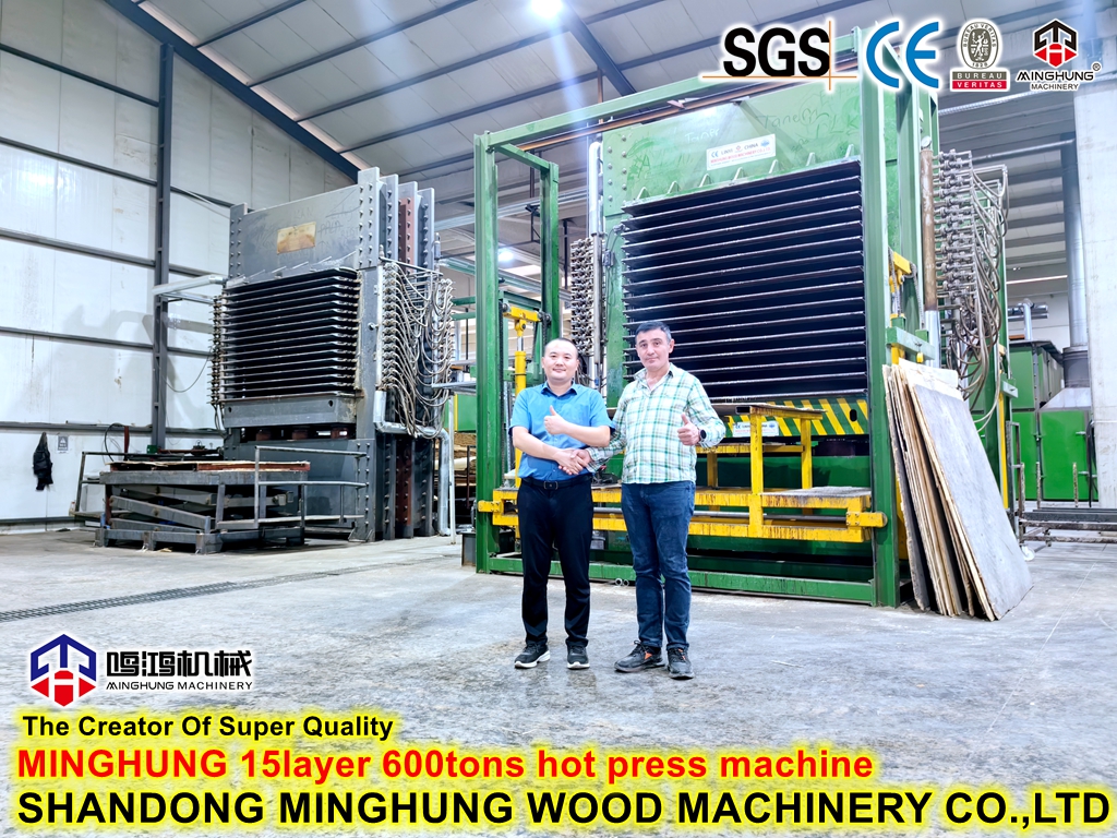 Hydraulic Hot press machine for Blockboard /Plywood /LVL panel production