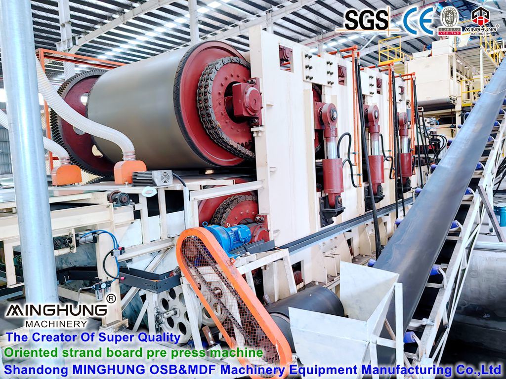 Minghung Pre Press Machine for Particleboard osb mdf
