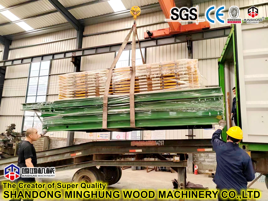 auto loader and unloader for hot press machine