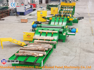 Non-Spindle Rotary Peeler for Small Diameter Logs
