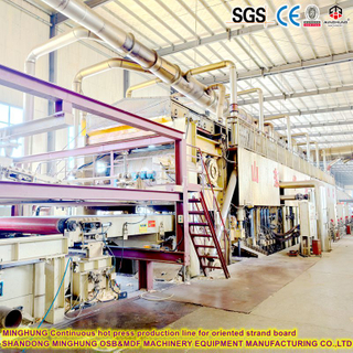 12-Zone Pressure Regulation in An 8-Foot Wide OSB Continuous Flat Press Production Line